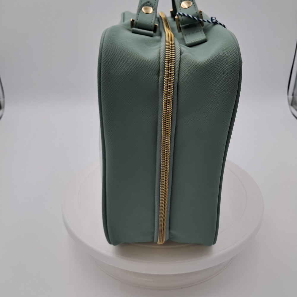 Tartan & Twine Elegant Light Green Cosmetic Travel‎ Case - Picture 6 of 8